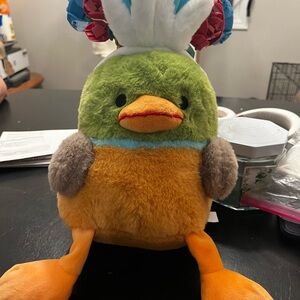 Colorful Plush Duck Toy